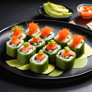 Spring roll Saumon-avocat x6